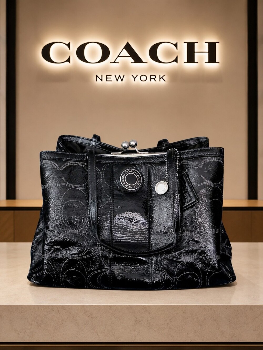 Coach Kiss Carryall Bag